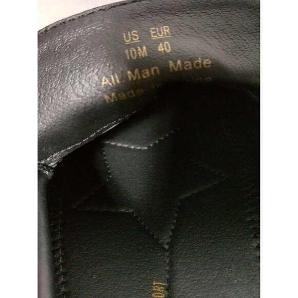 Sam Edelman Circus Desmond Loafers Women 10 M Faux Snake Skin Black Gray Slip On - Picture 15 of 16